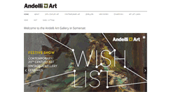 Desktop Screenshot of andelliart.com